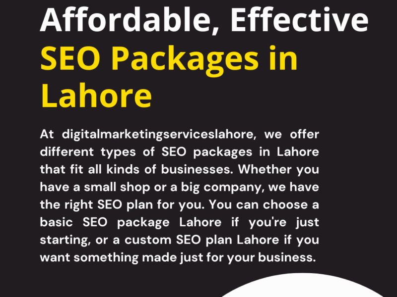 SEO Packages in Lahore