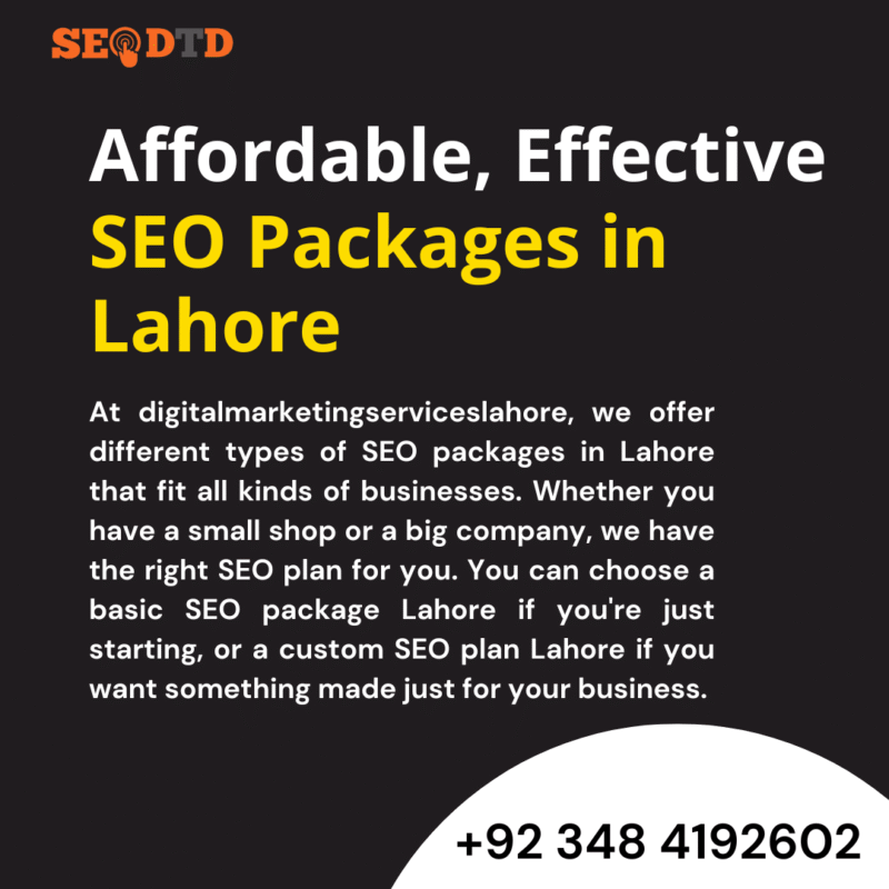 SEO Packages in Lahore