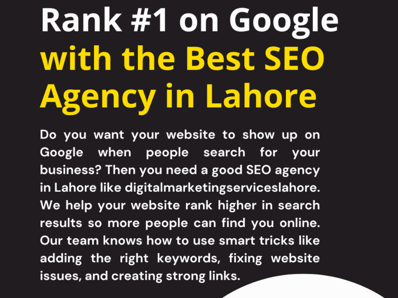 SEO Agency in Lahore