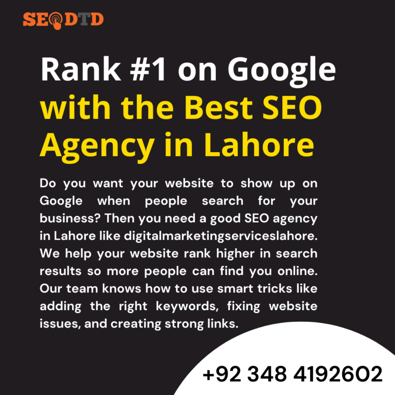 SEO Agency in Lahore