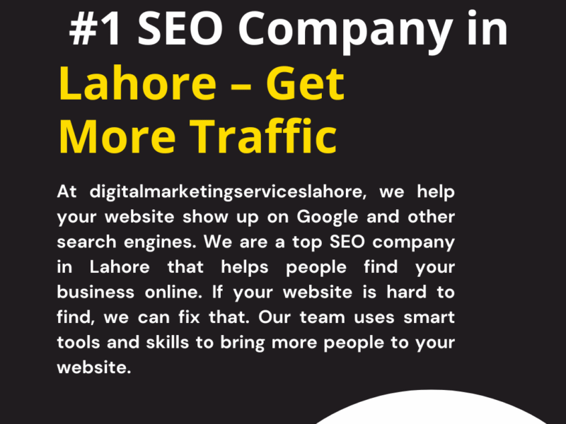 SEO Company in Lahore