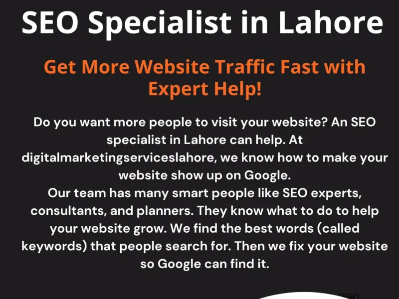 SEO Specialist in Lahore