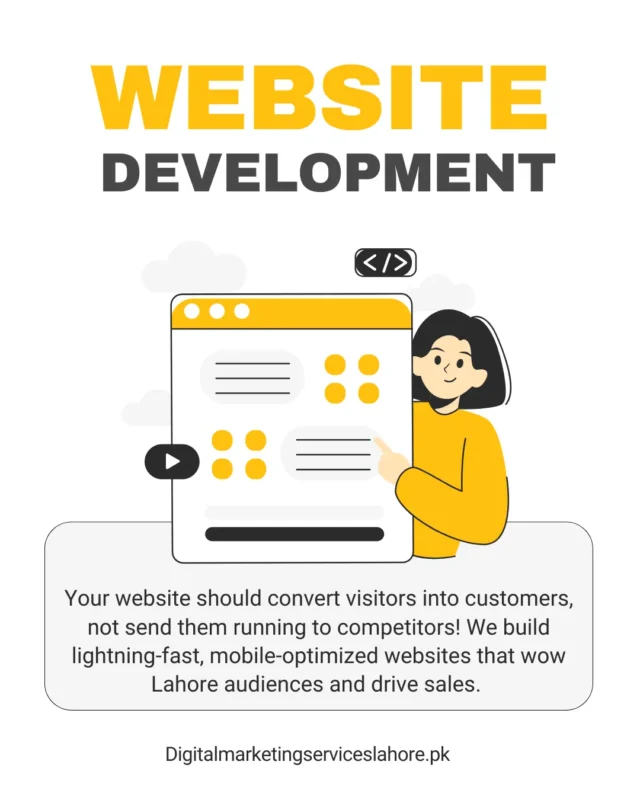 Web Development services in lahore Pakistan